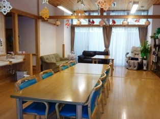 ゆったりとした居間