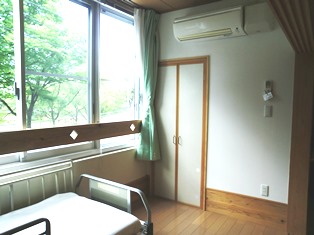 落ち着ける宿泊室